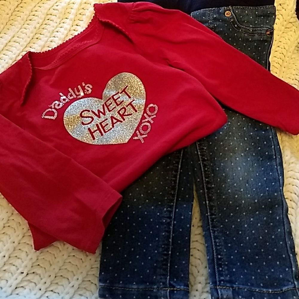 Valentine's outfit, toddler